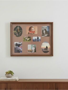 Empress Wood Frame Multi-Opening Photo Collage Frame 11x14” Holds 8 Photos